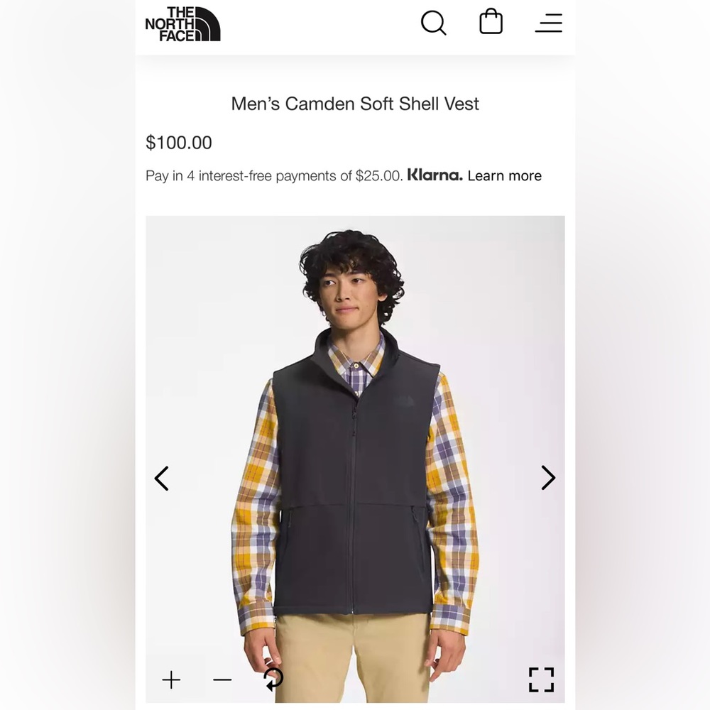 The North Fave Men’s Camden Soft Shell Vest